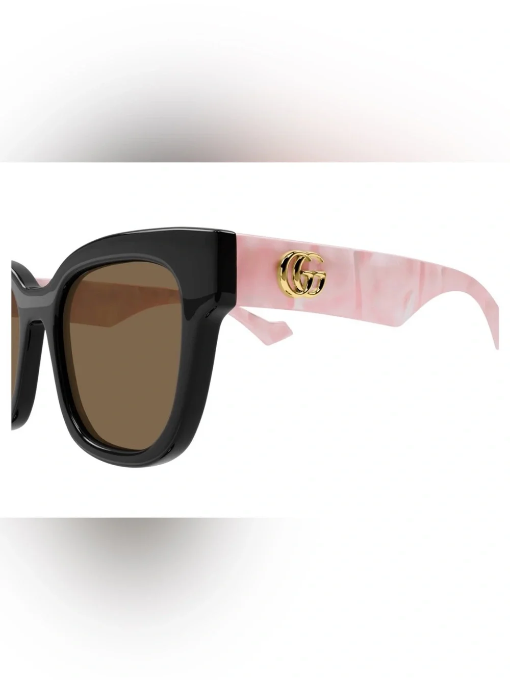 GUCCI GG0998S BRAND NEW GUCCI BLACK & PINK ACETATE SUNGLASSES $430